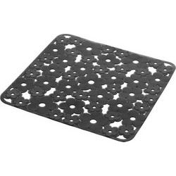 Πλέγμα Νεροχύτη Χοντρό Γκρι 32x32εκ. Metaltex 16-287538 - METALTEX - 16-287538-dark grey
