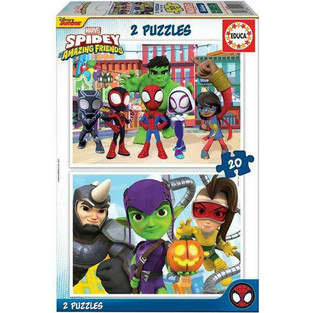 Παιδικό Puzzle Educa Spidey & His Amazing Friends 2x20 Κομμάτια