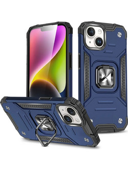 Wozinsky Ring Armor iPhone 15 Plus iPhone 15 Plus Ring Armor Case - Blue - (Wozinsky Ring Armor IPHONE 15 PLUS Blue)