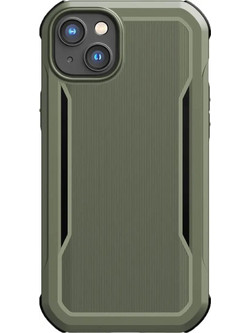 Raptic X-Doria Fort Case iPhone 14 Plus with MagSafe armored cover green - (Raptic Fort built for MagSafe for iPhone 14 Plus Moss Green)