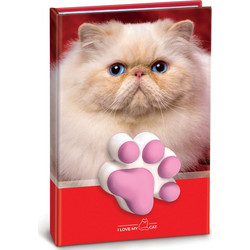 Lebez - Σημειωματάριο Squishy, I Love My Cat, Red 10x15 81950