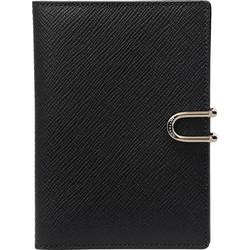 Θήκη Διαβατηρίου Smythson Leather Passport Cover Black