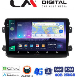 LM Digital ZQ8192 Ηχοσύστημα Αυτοκινήτου με Οθόνη Αφής & GPS