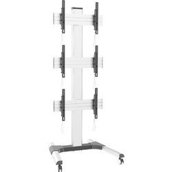 Techly ICA-TR3VW Βάση Τηλεόρασης Δαπέδου Τροχήλατη 32"-55" έως 150kg