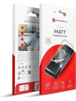 FORCELL Matt Glass - For Iphone X / Xs / 11 Pro black