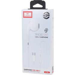 Earldom Et-e73c In-ear Mono Handsfree Ακουστικά με Βύσμα TYPE-C Λευκό