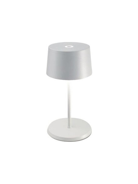 Zafferano LD0860B3 Πορτατίφ LED με Μπαταρία Λευκό Φ11xΥ22cm
