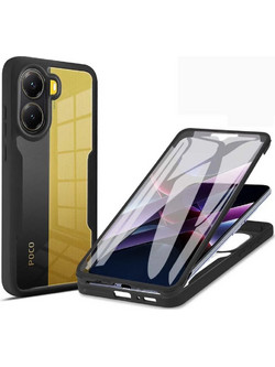 Techsuit ColorVerse 360 Series Θήκη Σιλικόνης Xiaomi Poco X7 Pro Black