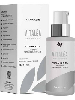 Anaplasis Vitalea Vitamin C 3% Skin Αντιγηραντικό Booster Προσώπου 30ml