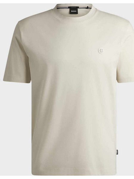 Ανδρικό T-shirt Κοντομάνικο Μπεζ Boss 50520298-131