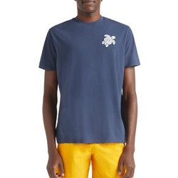 VILEBREQUIN Embroidered Turtle Organic Cotton T-Shirt - Navy Blue