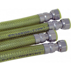Madas 100CM ΕΥΚΑΜΠΤΟΣ INOX ΣΥΝΔΕΣΜΟΣ ΣΥΝΔΕΣΗΣ ΣΥΣΚΕΥΩΝ ΣΤΑΘΕΡΟΥ ΜΗΚΟΥΣ ΜΕ ΕΠΕΝΔΥΣΗ PVC ΘΗΛΥΚΟ ΡΑΚΟΡ 1/2" 66.02.11.01