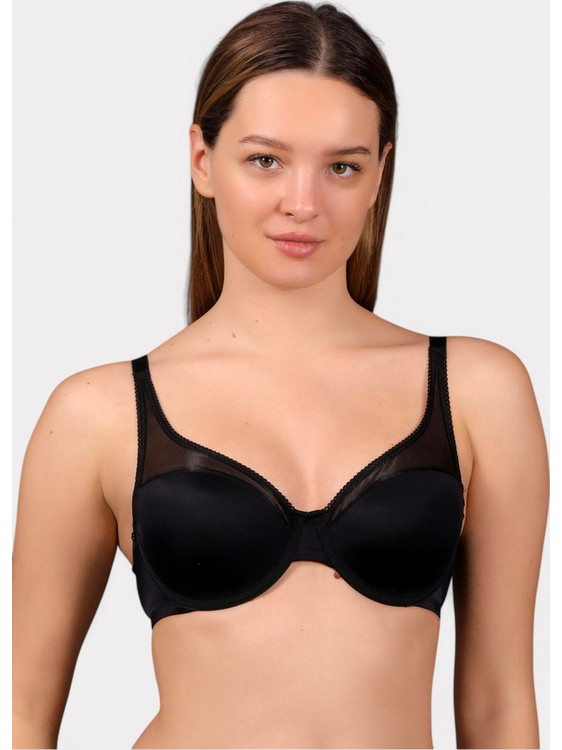 New Bra Lingerie Σουτιέν με Μπανέλα Μαύρο NB1790-1