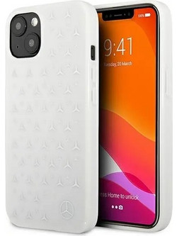 Mercedes MEHCP13SESPWH iPhone 13 mini 5,4'' bialy/white hardcase Silver Stars Pattern - (Mer006964-0)