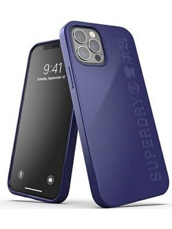 SUPERDRY Snap Iphone 12/12 Pro Compostable granatowy/Navy - (42627)