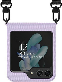 Araree Canvas Diary Case Sam Z Flip5 F731 Purple - (AR10-01778C)