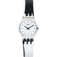 Swatch Dot Around The Clock Γυναικείο Ρολόι με Λευκό Καουτσούκ Λουράκι LK370