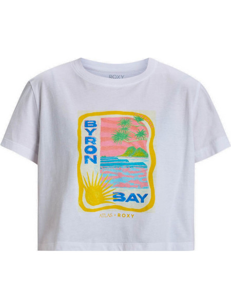 Roxy Γυναικεία κοντομάνικη μπλούζα Atlas - Short Sleeves T-Shirt for Women BRIGHT WHITE BY