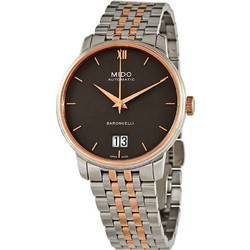 Mido Baroncelli III Ανδρικό Ρολόι Αυτόματο με Ασημί Μεταλλικό Μπρασελέ M027.426.22.088.00