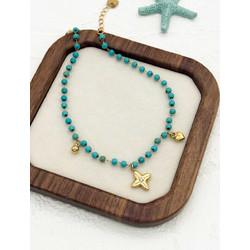 Βραχιόλι Ποδιού Gold Cyclades ΚΩΔ: AK122