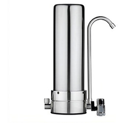 Eiger Countertop 10" Μονό Φίλτρο Νερού Άνω Πάγκου με Ανταλλακτικό Matrikx PB1 & Βρυσάκι Λευκό
