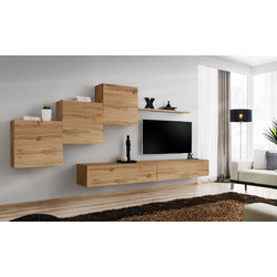 Swap X Σύνθεση Καφέ δρυς 330x160x40