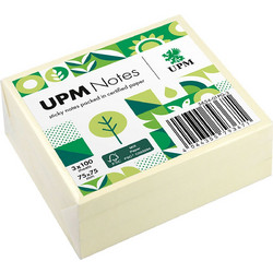 UPM Αυτοκόλλητα Χαρτάκια 75Χ75mm 300φύλλα