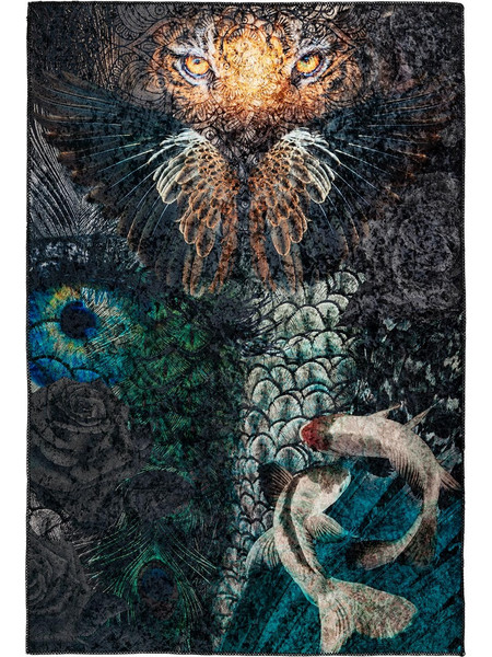 Obsessions Exotic Exo Χαλί Ορθογώνιο Καλοκαιρινό Μάλλινο 120x170cm 210 Multi
