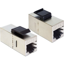 DELOCK Keystone module RJ45 86210, Cat 6 STP, ασημί