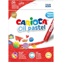 Carioca Λαδοπαστέλ Super Soft Oil Pastels 24 Χρωμάτων 43278