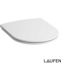 Laufen Pro Καπάκι Λεκάνης D-Shape Πλαστικό Soft Close Λευκό 44.5x37cm H8989660000001