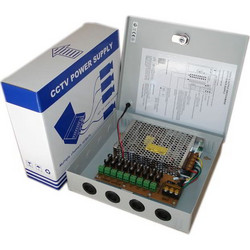 Power Supply Back Up Τροφοδοτικό Κατανεμητής 9 X CCTV Κάμερες 12V 15A 180W 9-114