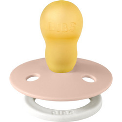 BIBS Colour Glow Πιπίλα Καουτσούκ Νυκτός 18m+ Blush