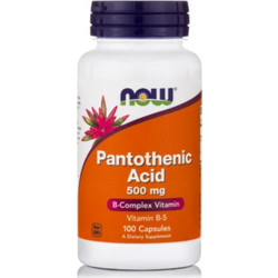 Now Foods Pantothenic Acid 500mg 100 Κάψουλες