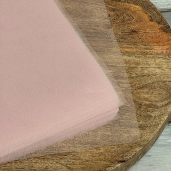 ΜΑΝΤΗΛΙ ΟΡΓΑΝΤΖΑ ΣΕΤ 100 40Χ45CM (NUDE ΠΟΥΔΡΑ)
