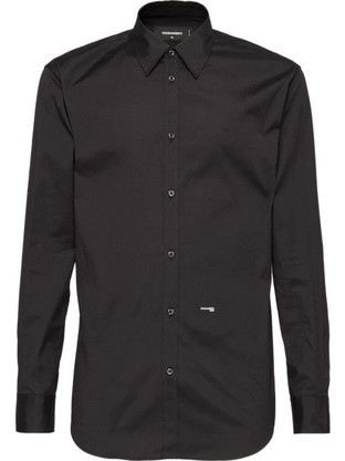 Dsquared2 Ανδρικό Πουκάμισο Μακρυμάνικο S74DM0659S44131-900 Black