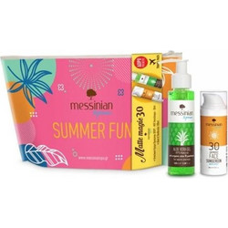 Messinian Spa Face Sunscreen SPF30 50ml & Aloe Vera Gel 100ml