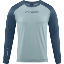 CUBE ΜΠΛΟΥΖΑ ΜΕ ΜΑΚΡΥ ΜΑΝΙΚΙ ATX ROUND NECK JERSEY TM L/S 12389 Ανθρακί Γκρι