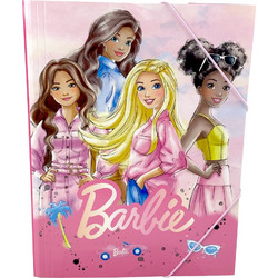 Barbie Paints A/4 elastic folder
