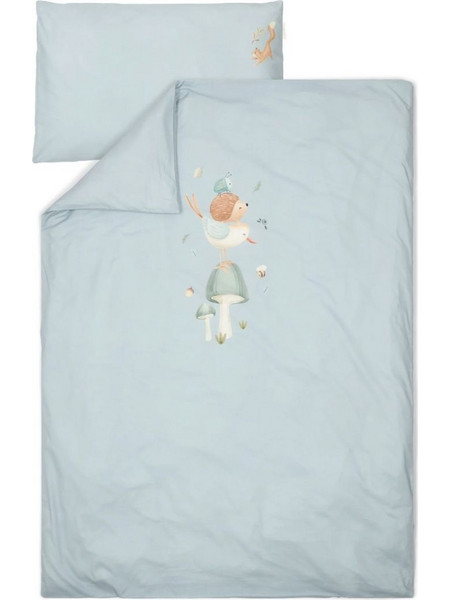 Little Dutch TE10844030 Little Dutch Παπλωματοθήκη και μαξιλαροθήκη Denim Blue 140x200εκ και 60x70εκ