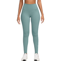 Nike One Γυναικείο Κολάν Μακρύ Ψηλόμεσο Βεραμάν IB9382-017-74