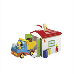 Playmobil 1-2-3 Φορτηγό με Γκαράζ για 1,5+ Ετών 70184