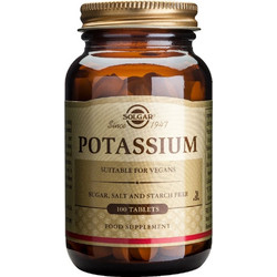 Solgar Potassium Gluconate 99mg 100 Ταμπλέτες