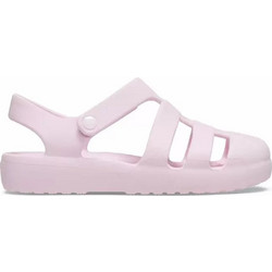 Crocs Παιδικά Παπούτσια Θαλάσσης για Κορίτσι Ανατομικά Ροζ 210625-6ZW