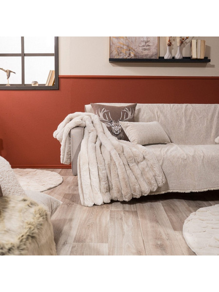 Teoran Ριχτάρι Διθέσιο 180x250cm Basic 01 52017224 Ecru