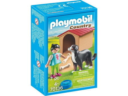 Playmobil Country Παιδάκι με Σκύλο για 4+ Ετών 70136