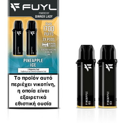 Pineapple Ice Fuyl Disposable Prefilled Pods 20mg 850 Puffs (2pcs) - Dinner Lady