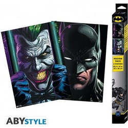 Αυθεντικές Αφίσες DC Comics - Batman & Joker Chibi 2-Pack Posters (52x38cm) - RD075417