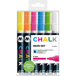 ΜΑΡΚΑΔΟΡΟΙ MOLOTOW ONE4ALL 127HS 2mm (σετ 6 τεμ.) NEON