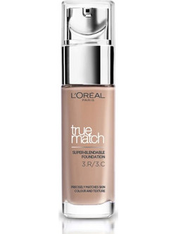 L'Oreal Paris Perfect Match Make-Up 3.R/3.C Rose Beige Liquid Makeup with Hyaluronic and Aloe Vera 30ml